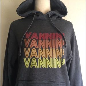 Retro Vaninnin’ Grey Adult Hoodie